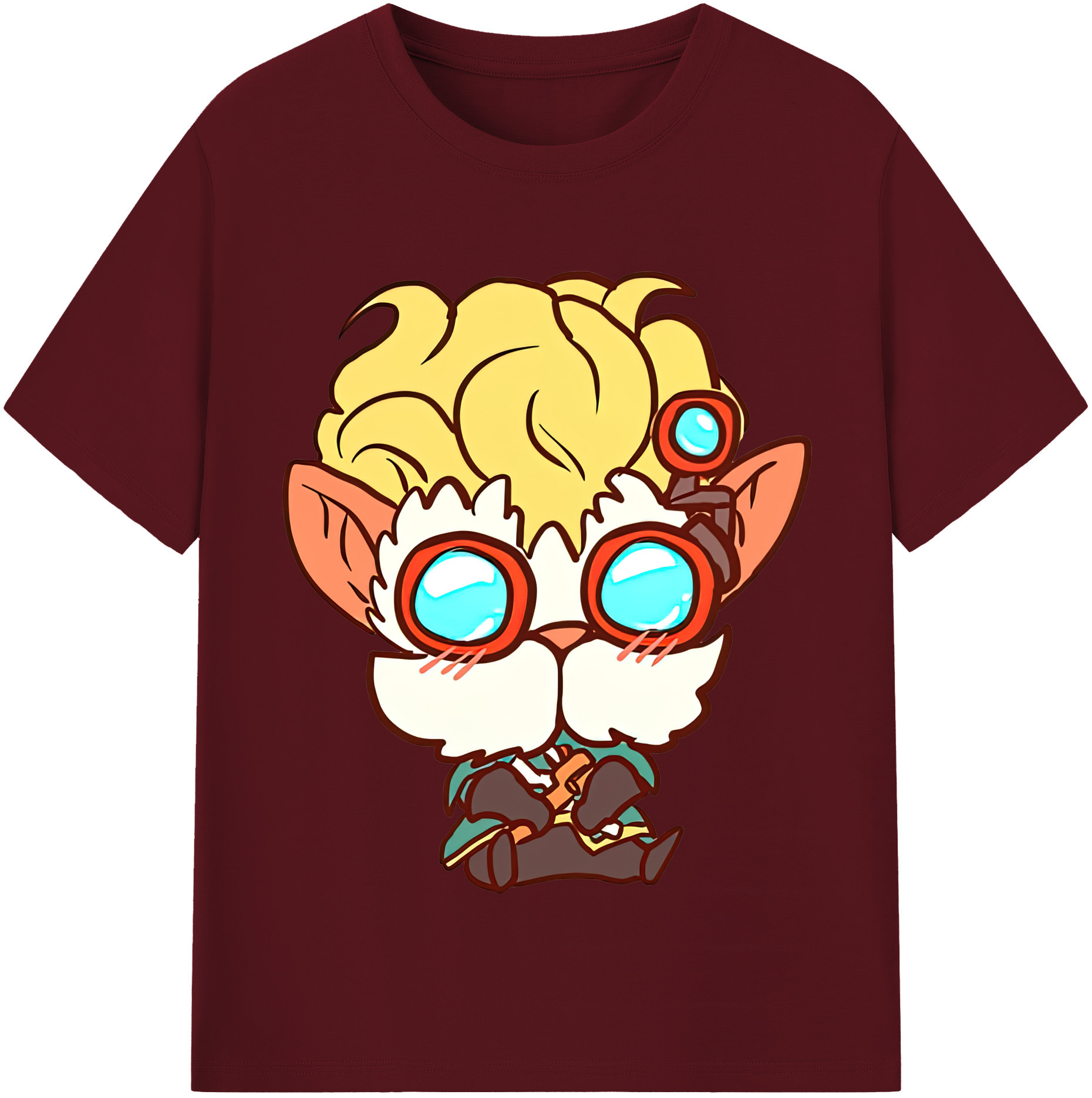 リーグ・オブ・レジェンド League of Legends LOL 綿100％半袖Tシャツ（フロントプリント）